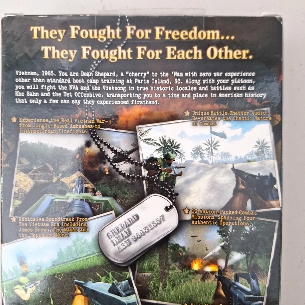 Video‎ Game PC Men of Valor Vietnam 2015 Version Windows CD-ROM Open Box